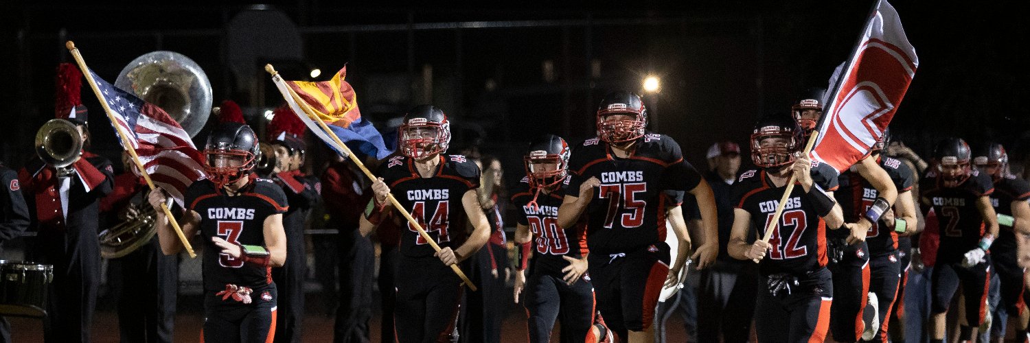 Combs Coyotes Football's banner