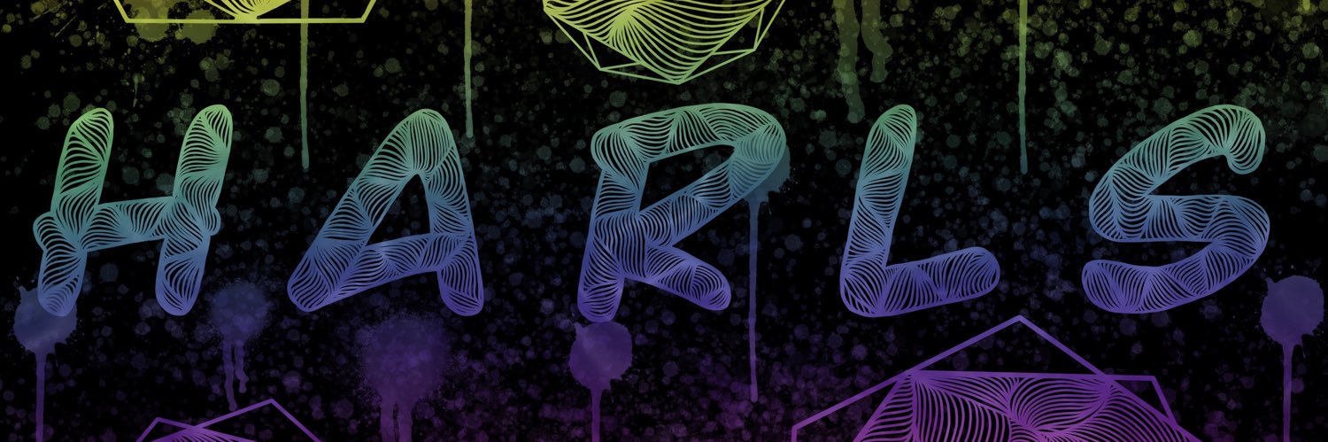 Harls 🖤📝🥃✌🏼 (they/she) banner