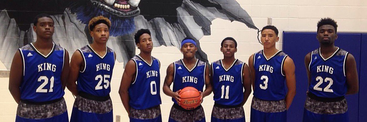 C E King Hoops banner