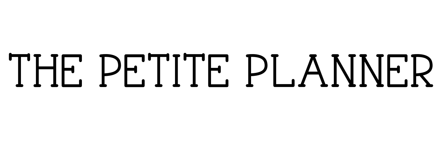 The Petite Planner banner