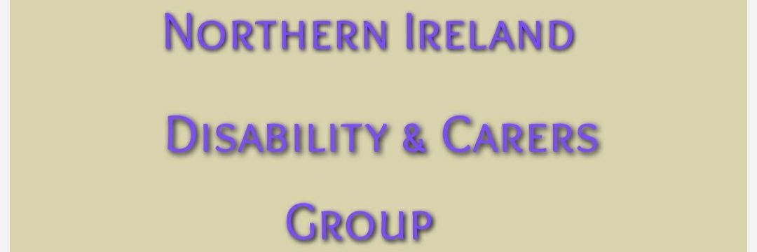 N.I.Disability & Carers Group banner