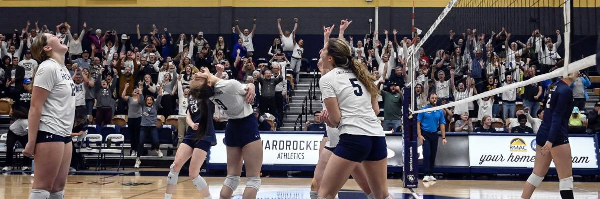 South Dakota Mines Volleyball banner