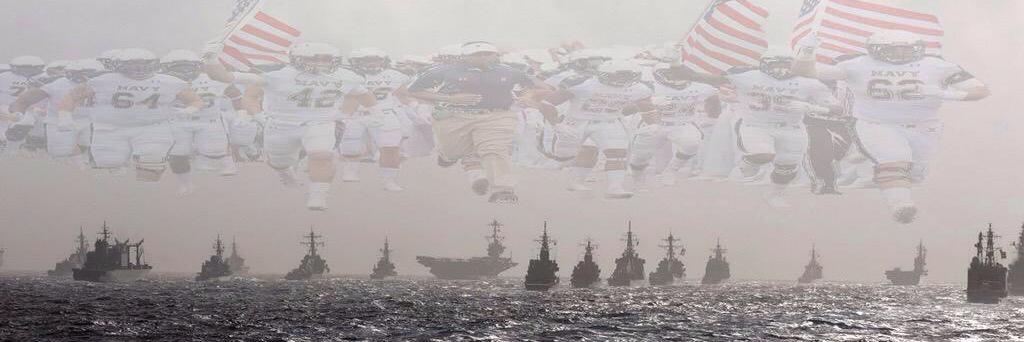 Navy Football Fans banner