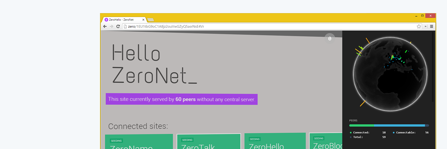 ZeroNet banner