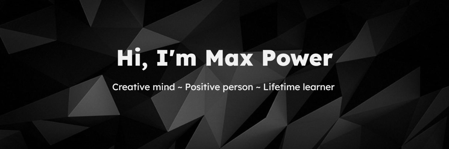 MaxPower41's profile banner image