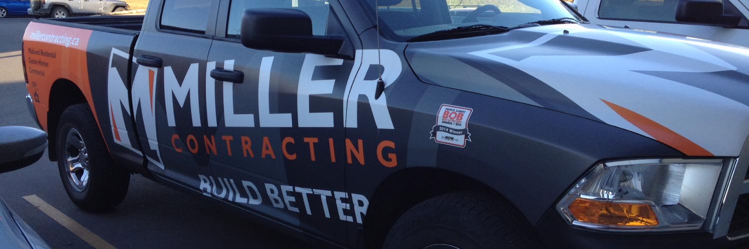 Miller Contracting banner