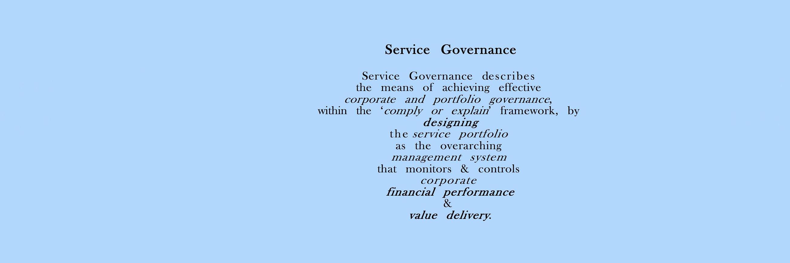 Service Governance banner