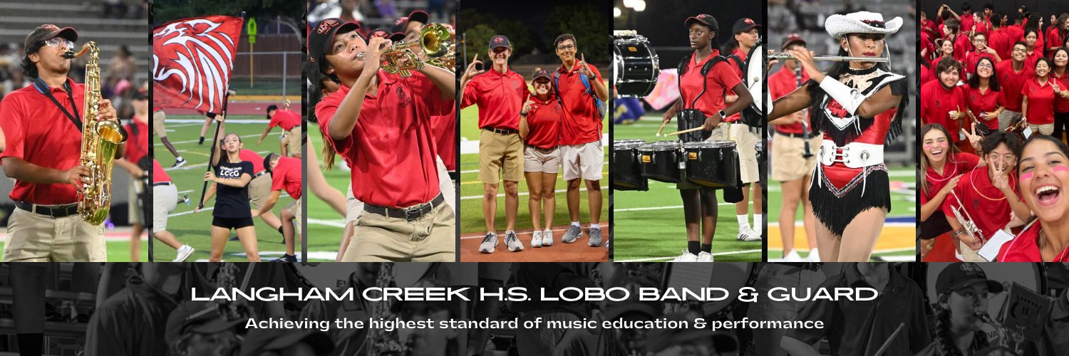 Langham Creek High School Band banner