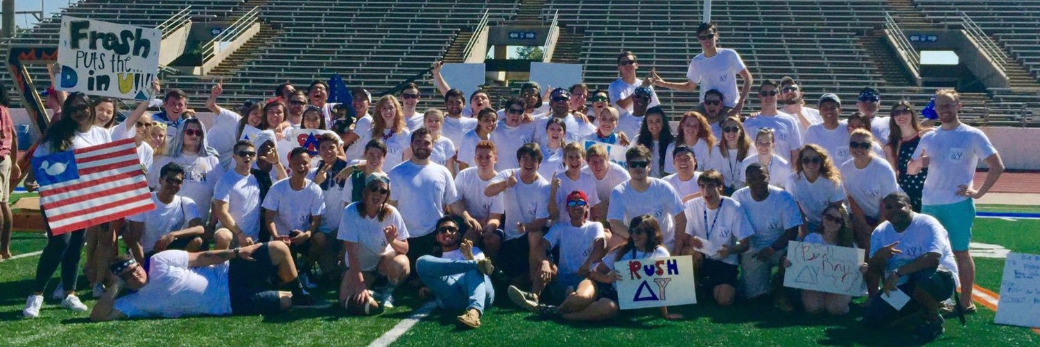 Delta Upsilon banner