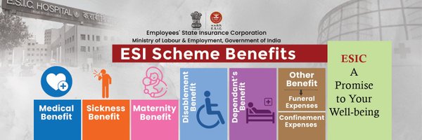 ESIC - Healthy Workforce - Prosperous India Profile Banner