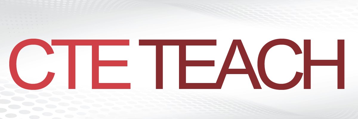 CTE TEACH banner