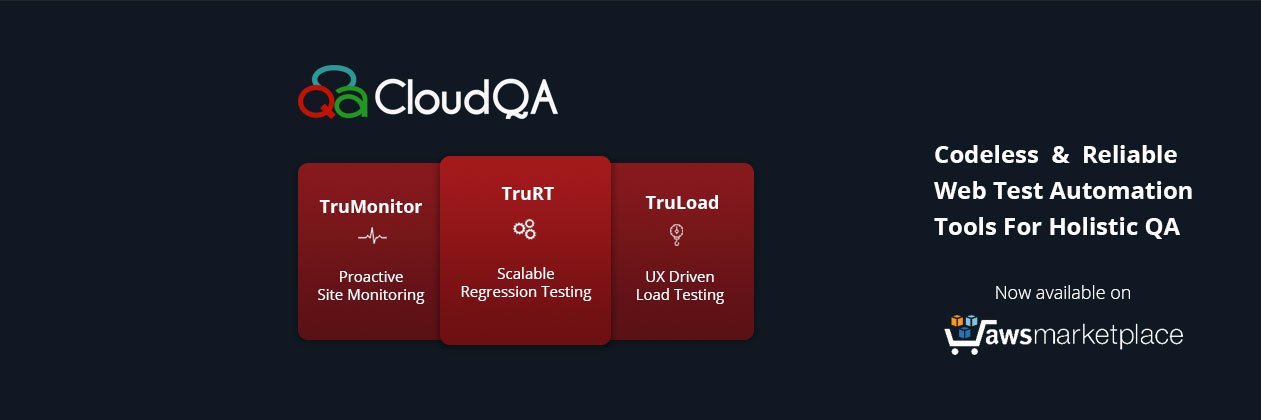 CloudQA banner