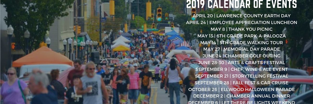 Ellwood City Chamber banner