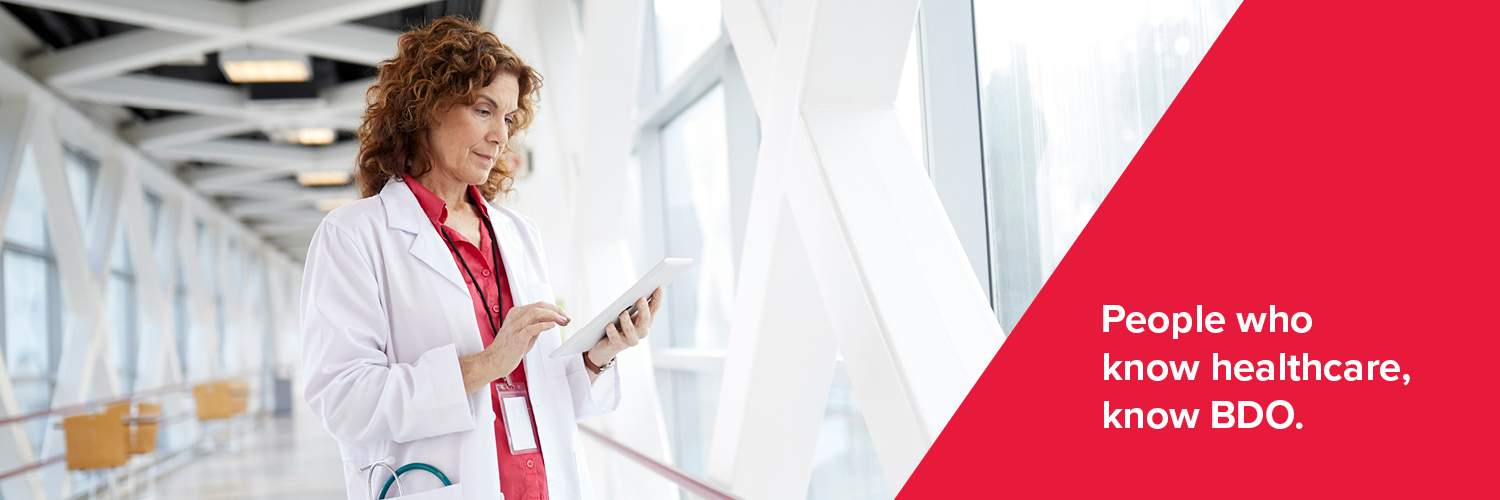 BDO USA Healthcare banner