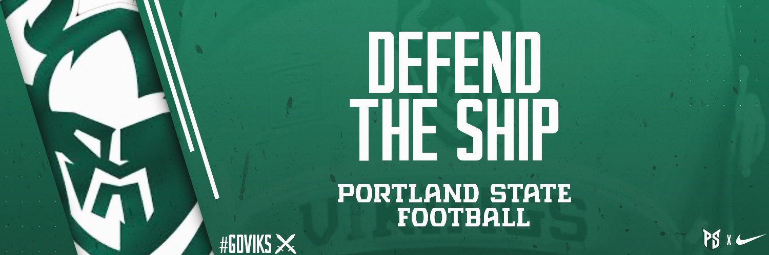 Portland State Football's banner
