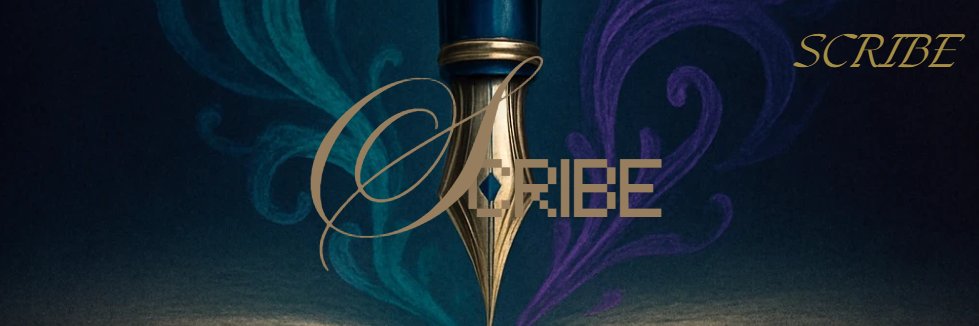 Scribe 🖊⬜ banner