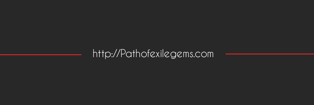pathofexilegems's profile banner image
