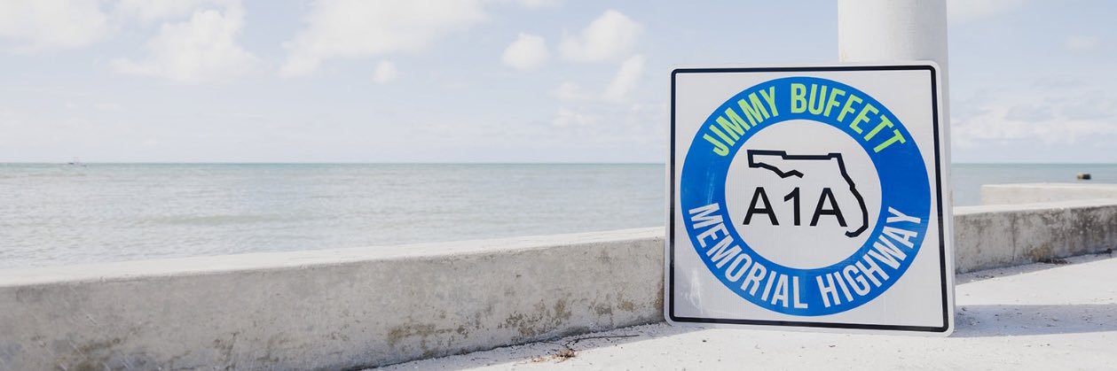 Jimmy Buffett banner