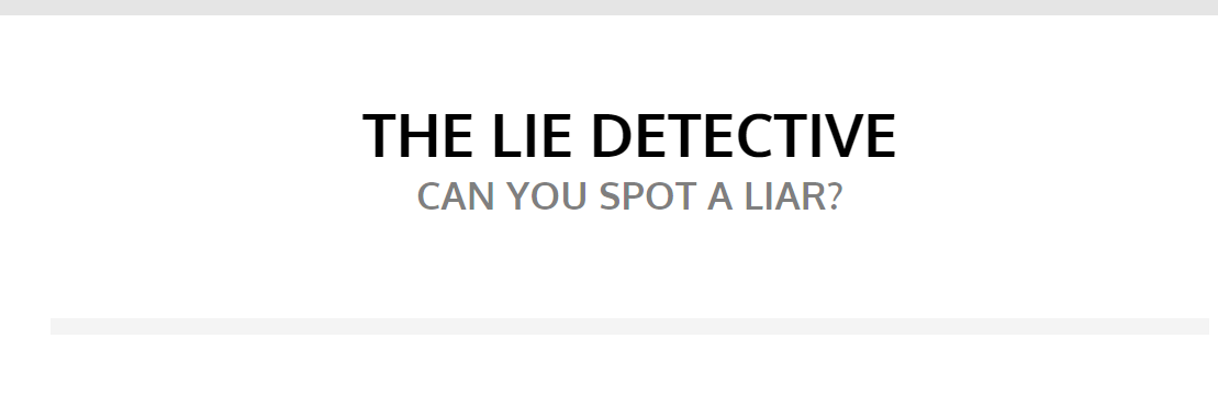 TheLieDetective's profile banner image