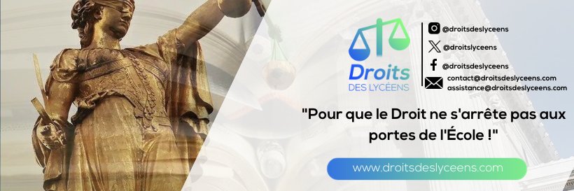 Droits des lycéens banner