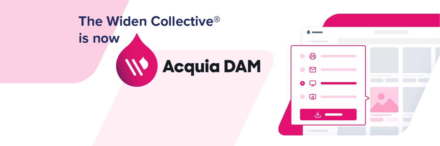 WIDEN, an Acquia company banner