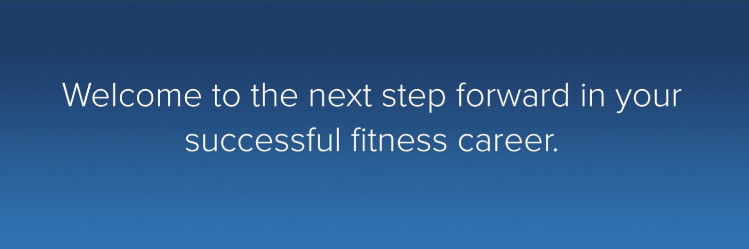 Personal Trainer Development Center banner