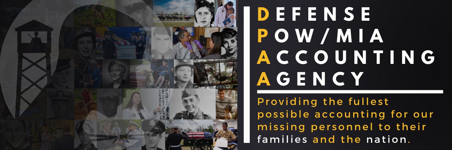 Defense POW/MIA Accounting Agency (DPAA) banner