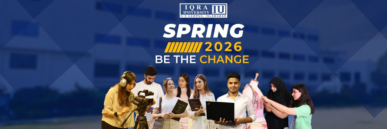 Iqra University, Islamabad Campus banner