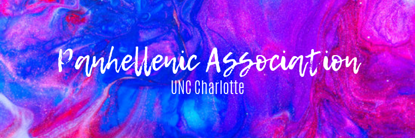 UNCC Panhellenic banner