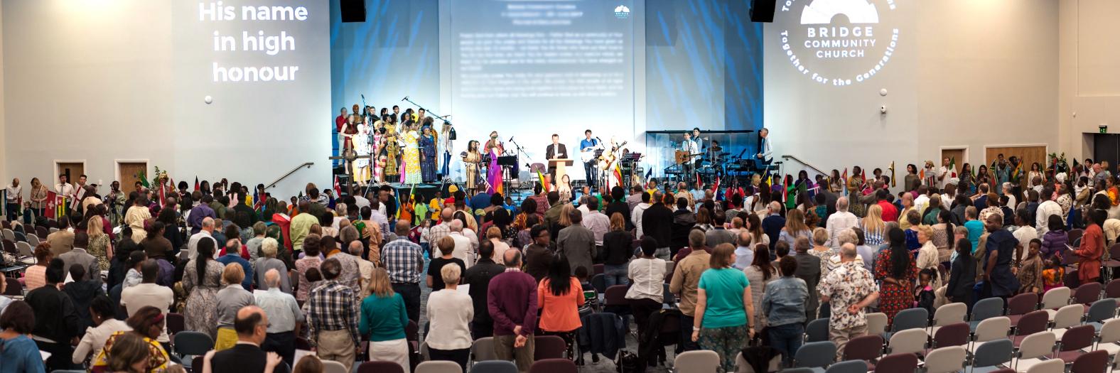 Bridge Community Church banner