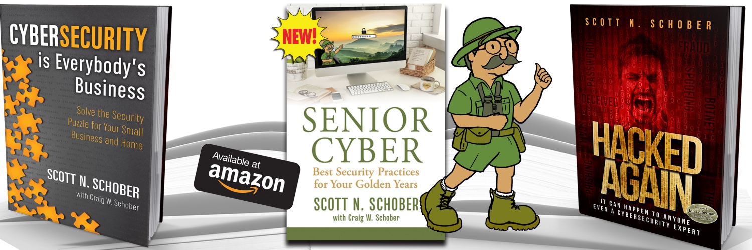 Senior Cyber & other cybersecurity books banner
