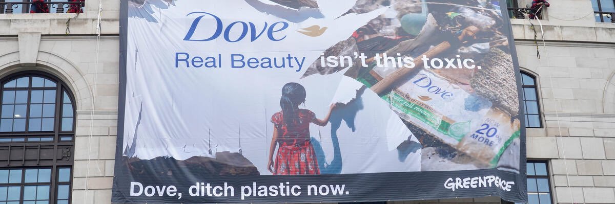 SW London Greenpeace banner