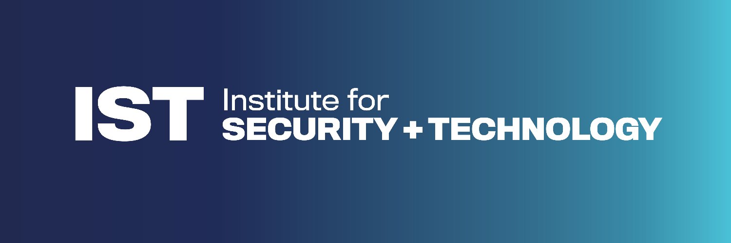 Institute for Security and Technology's banner