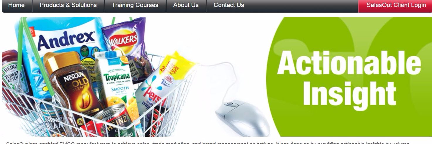 SalesOut Insight banner