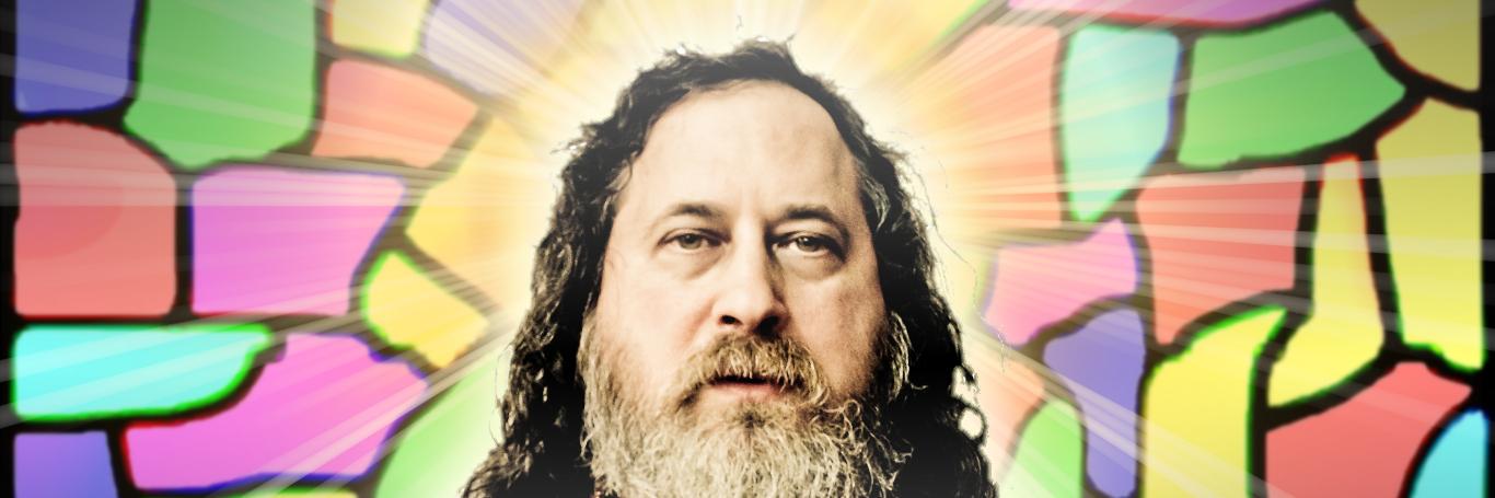 Richard Stallman banner