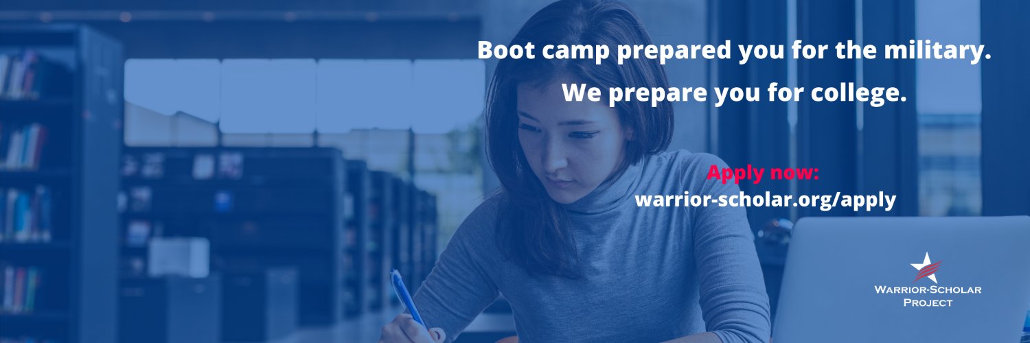 Warrior-Scholar Project banner