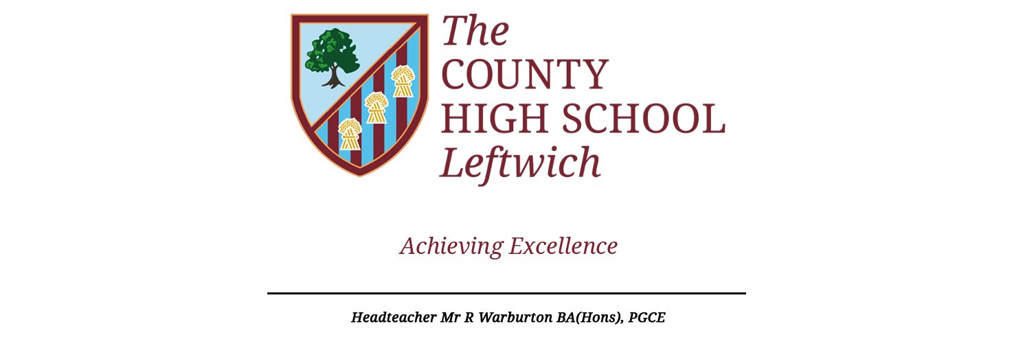The County High School Leftwich banner