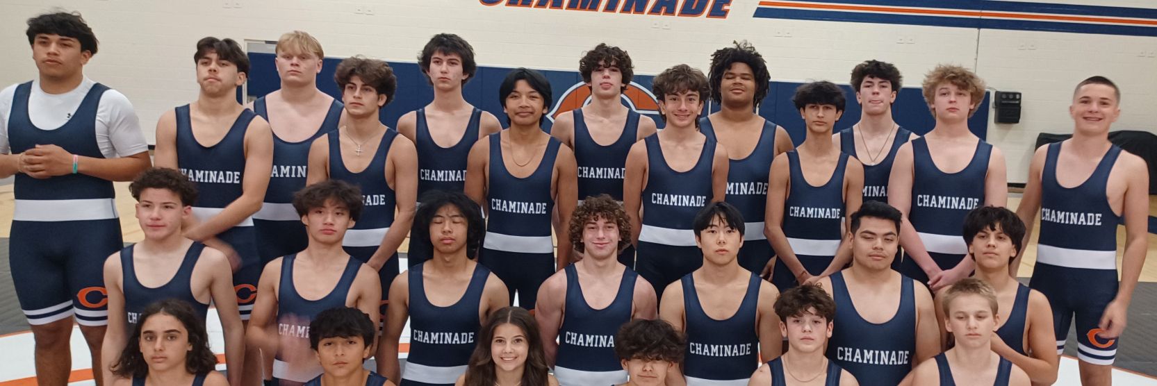 Chaminade Wrestling's banner