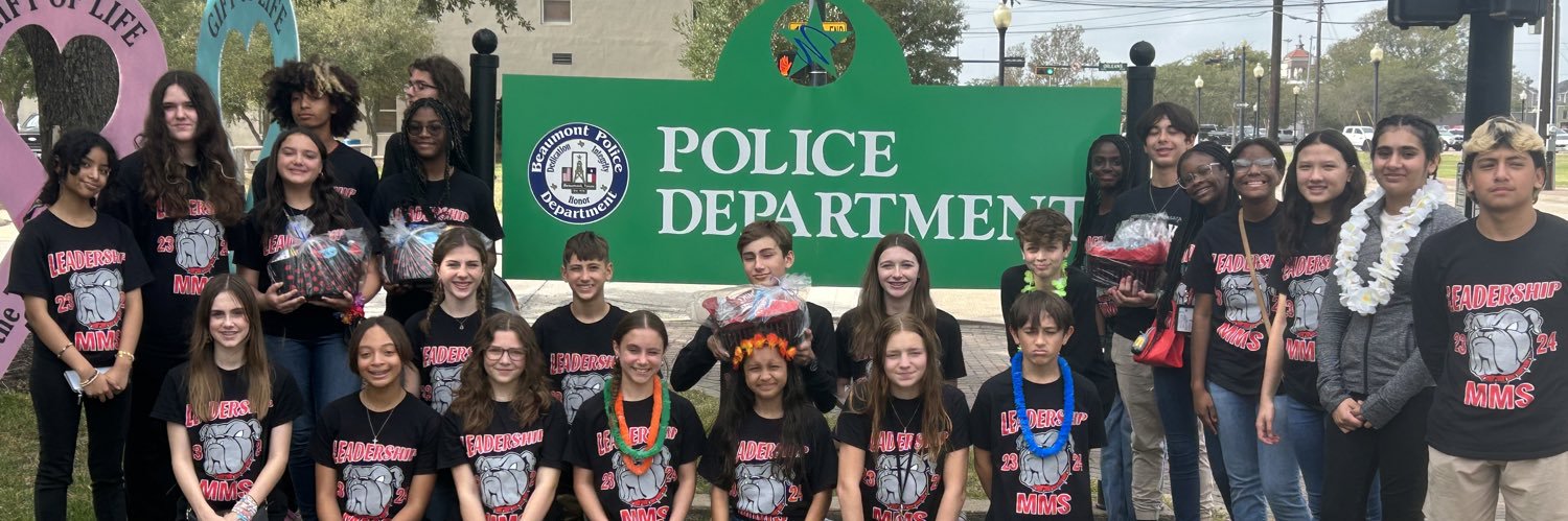 Marshall Middle School Student Council banner