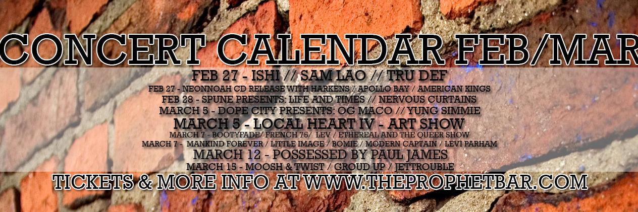 The Prophet Bar banner