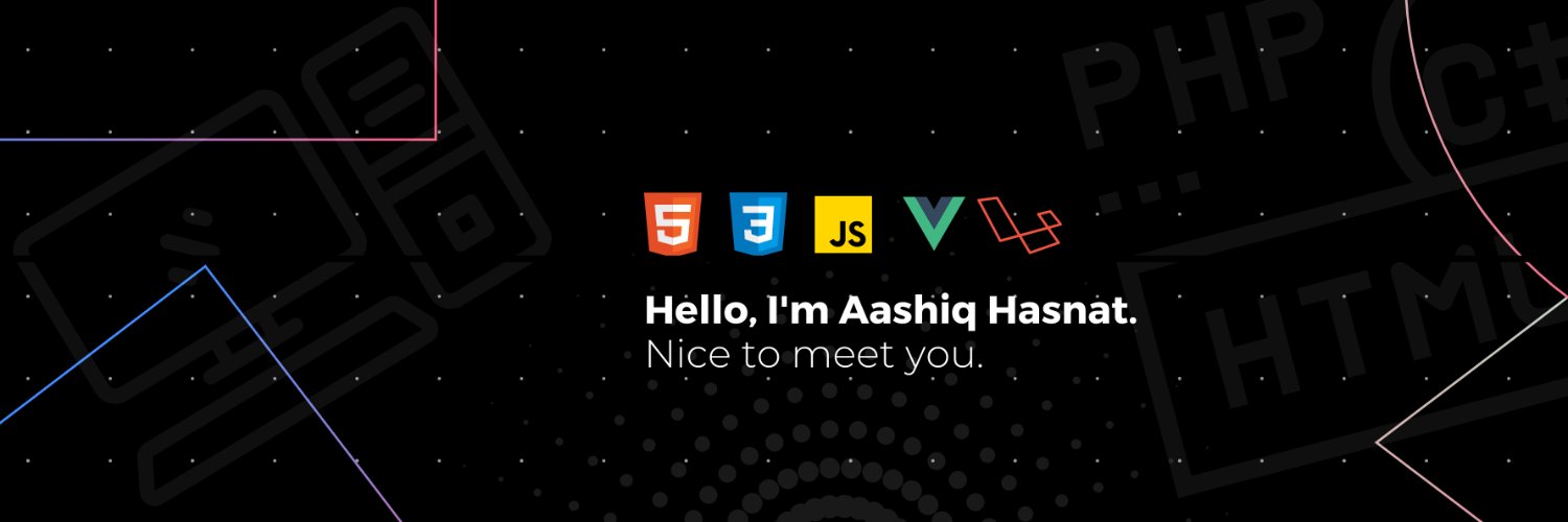 AashiqHasnat's profile banner image