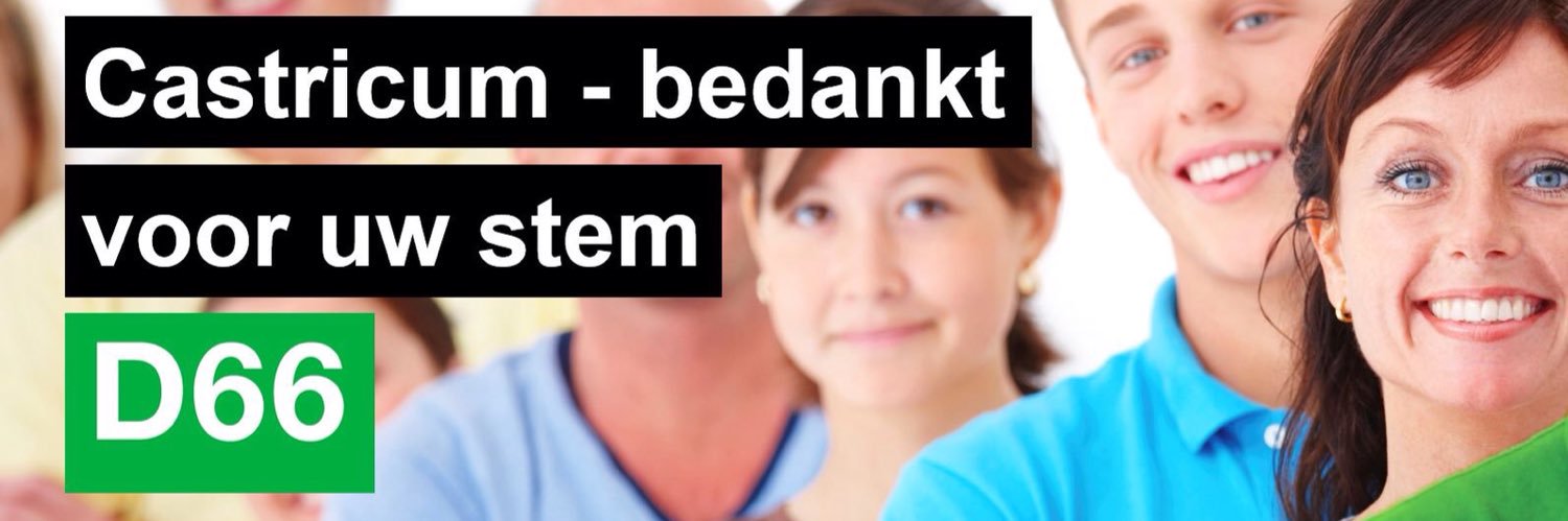 D66Castricum's profile banner image