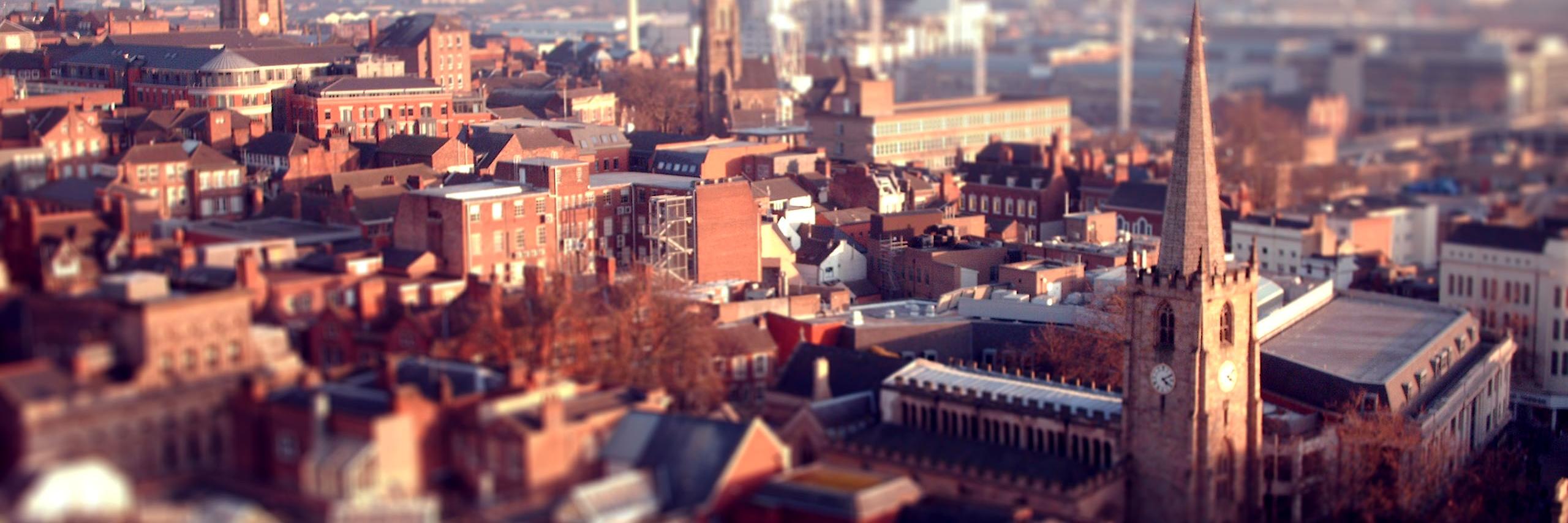 On Nottingham banner