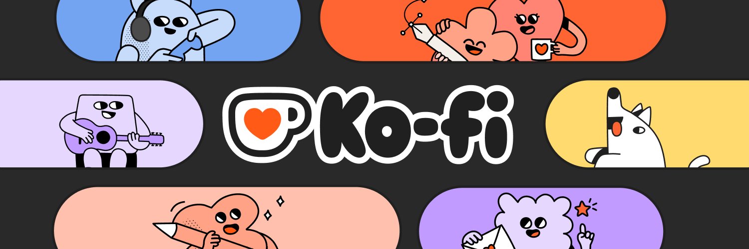 Ko-fi's banner