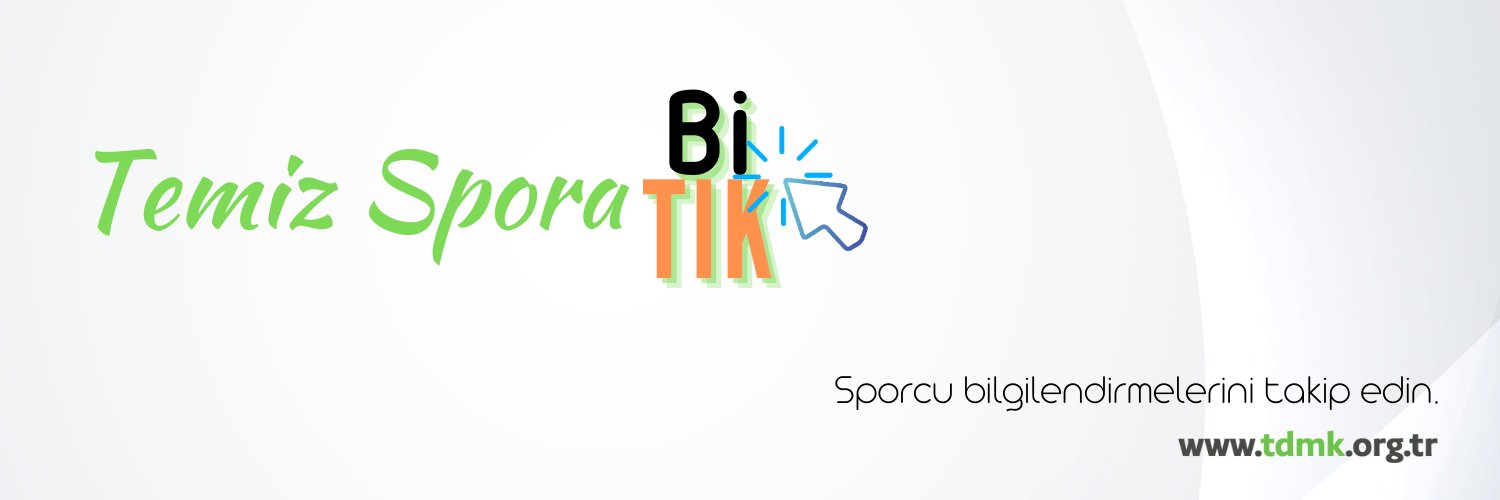 Türkiye Dopingle Mücadele Komisyonu/Turkish NADO banner