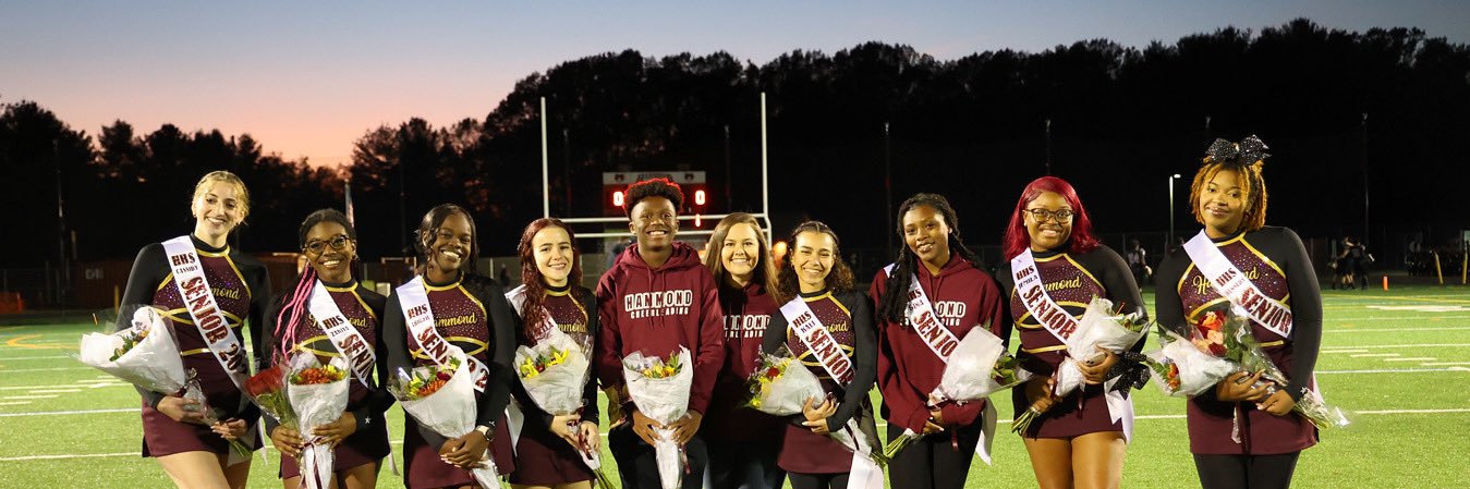 Hammond Cheerleading banner