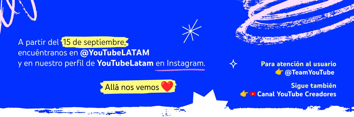 YTCreadores's profile banner image