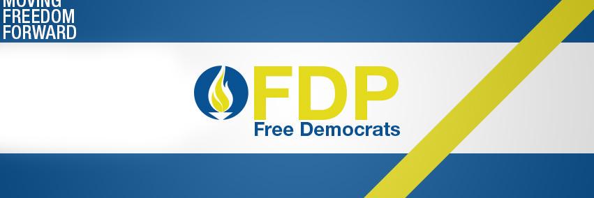 FDP Free Democrats banner