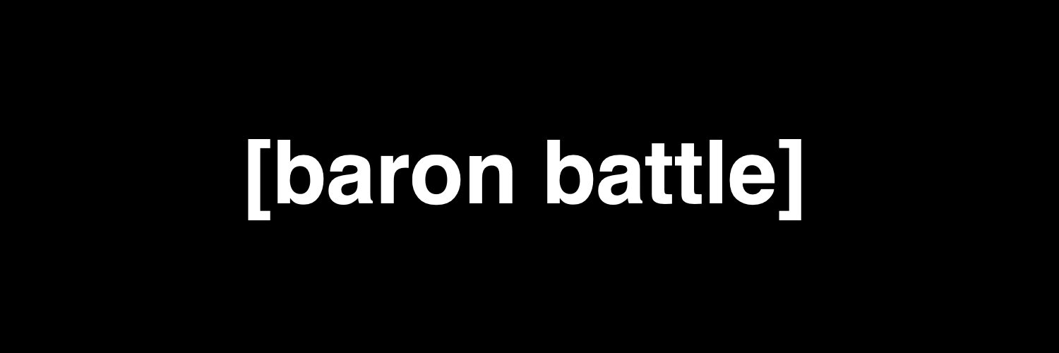 Baron D. Battle banner