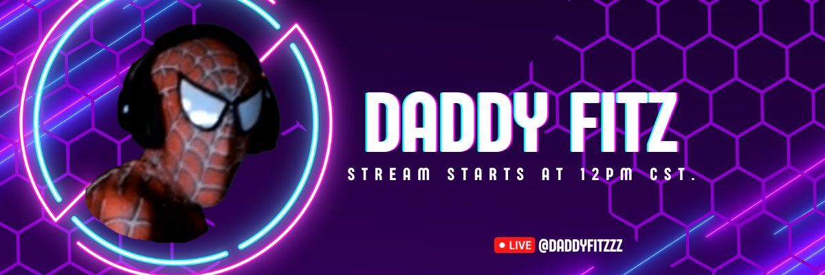 DaddyFitzzz's profile banner image